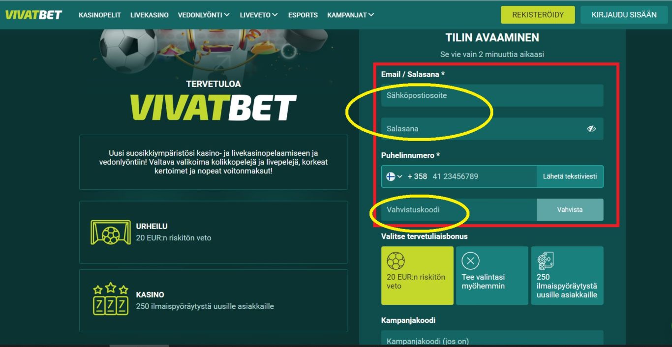 Miten aloittaa pelaaminen Vivatbet?